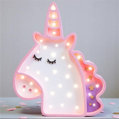 Make your own magic unicorn night light